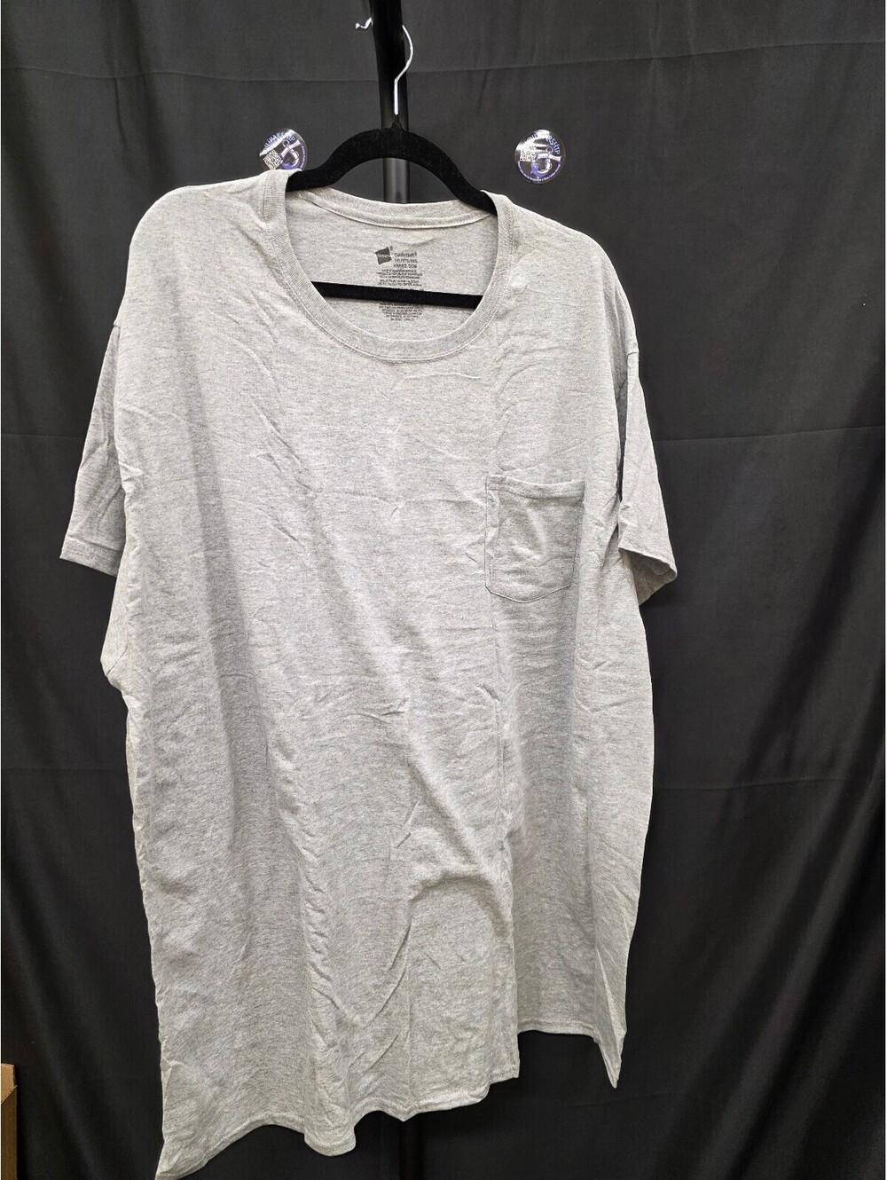 Hanes Men’s Cotton Pocket T‑Shirt 6‑Pack Moisture Wicking Odor Control 3XL